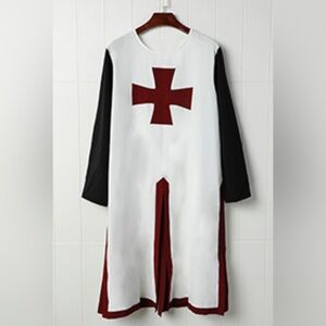 Mens Crusader Medieval Templar Renaissance Knight Warrior Halloween Costume